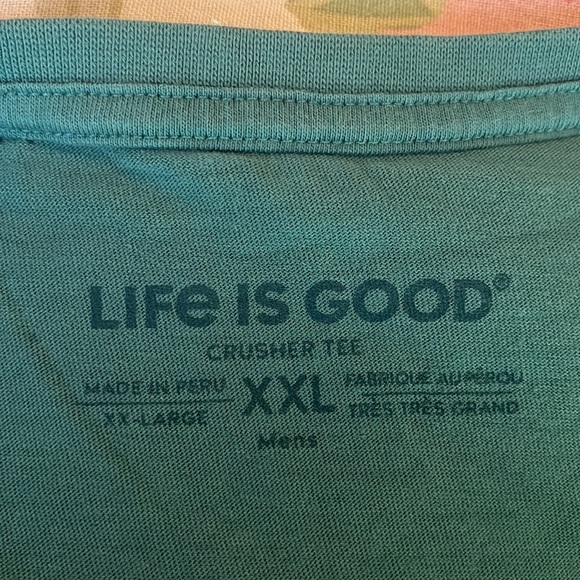 LIFE IS GOOD Size XXL Longsleeve Crusher "Dont Stop Believin'" 100% Cotton NEW - Picture 9 of 12